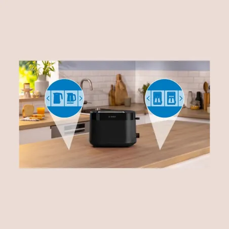Bosch Compact Toaster | TAT2M123 MyMoment | Power 950 W | Number of slots 2 | Housing material Plastic | Black
