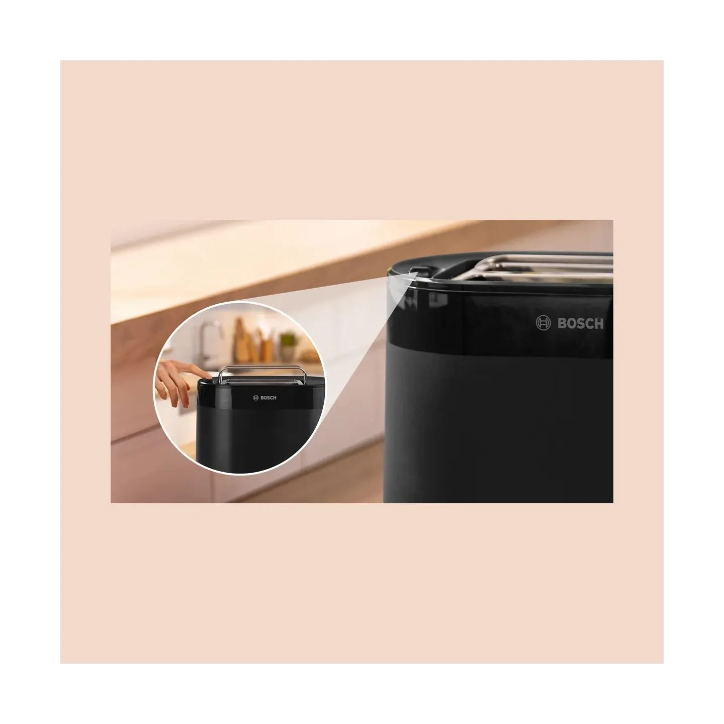 Bosch Compact Toaster | TAT2M123 MyMoment | Power 950 W | Number of slots 2 | Housing material Plastic | Black