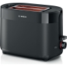 Bosch Compact Toaster | TAT2M123 MyMoment | Power 950 W | Number of slots 2 | Housing material Plastic | Black