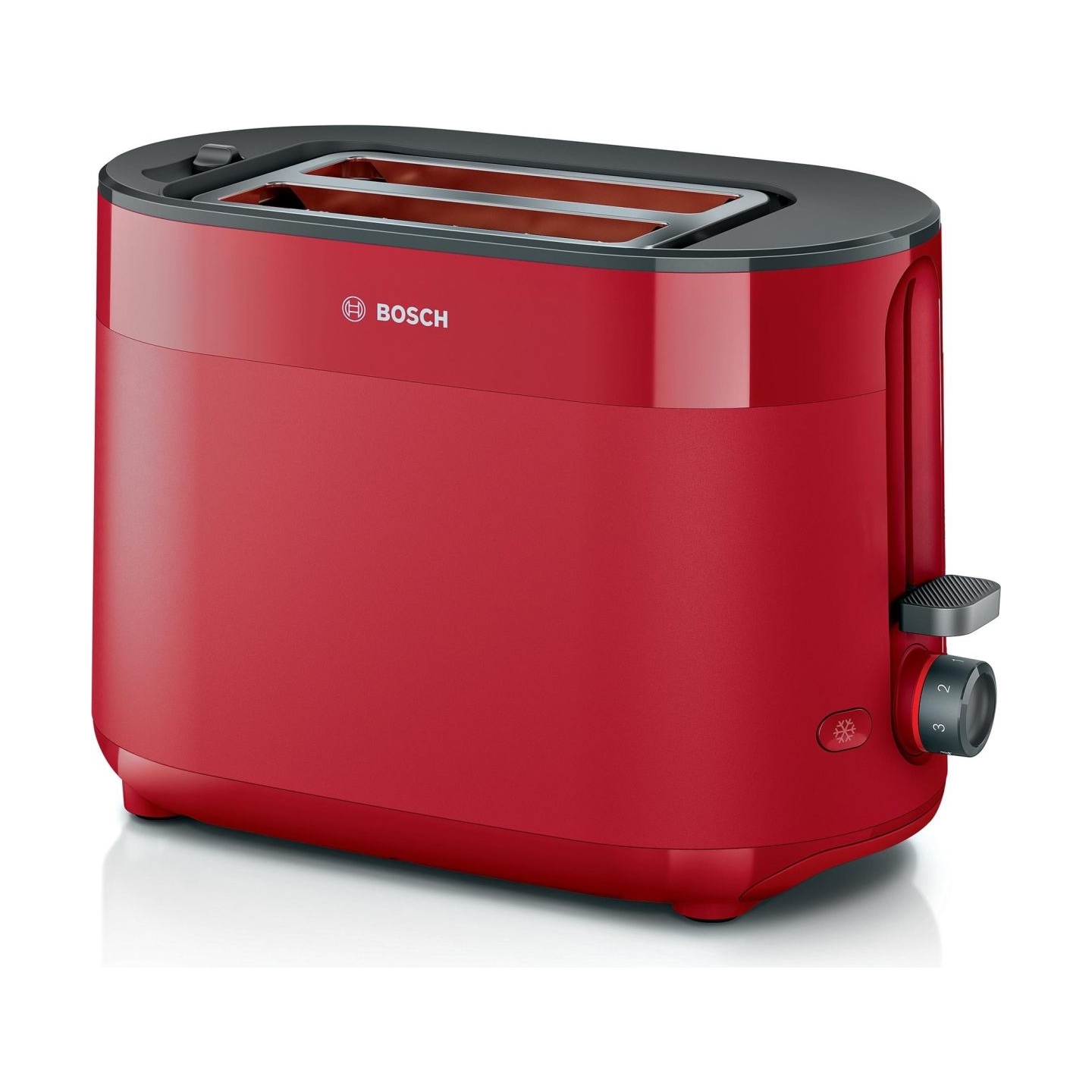 Bosch Compact Toaster | TAT2M124 MyMoment | Power 950 W | Number of slots 2 | Housing material Plastic | Red