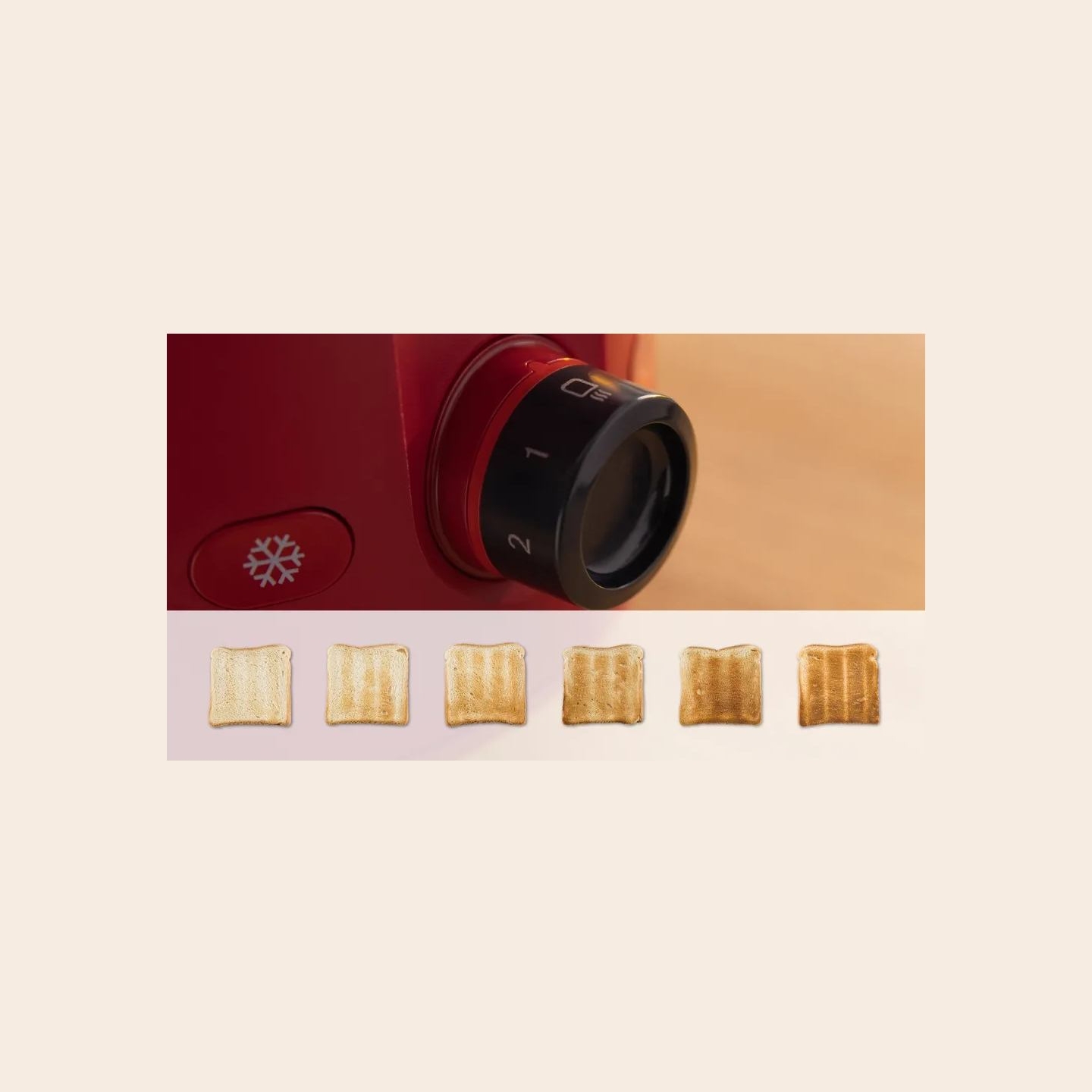 Bosch Toaster MyMoment TAT2M124 red
