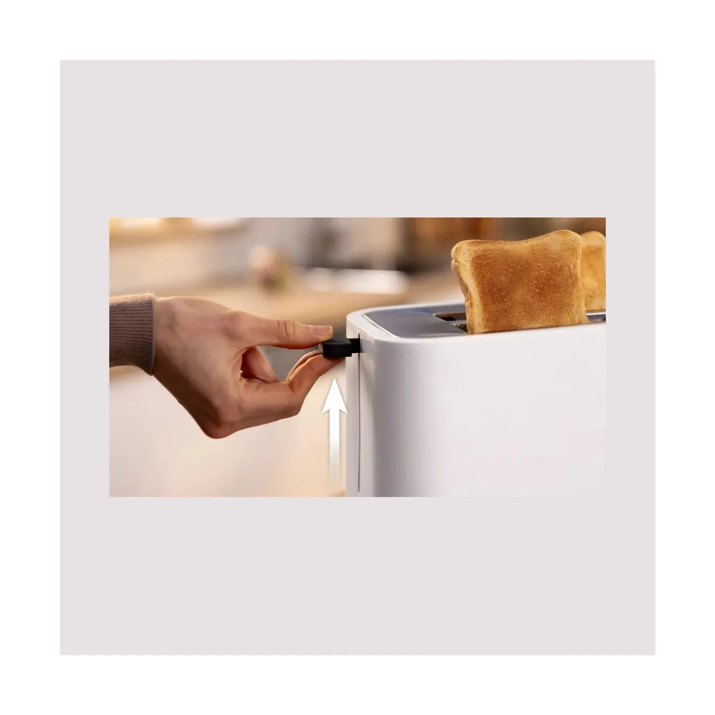Bosch Compact Toaster | TAT3M121 MyMoment | Number of slots 2 | Housing material Plastic | White