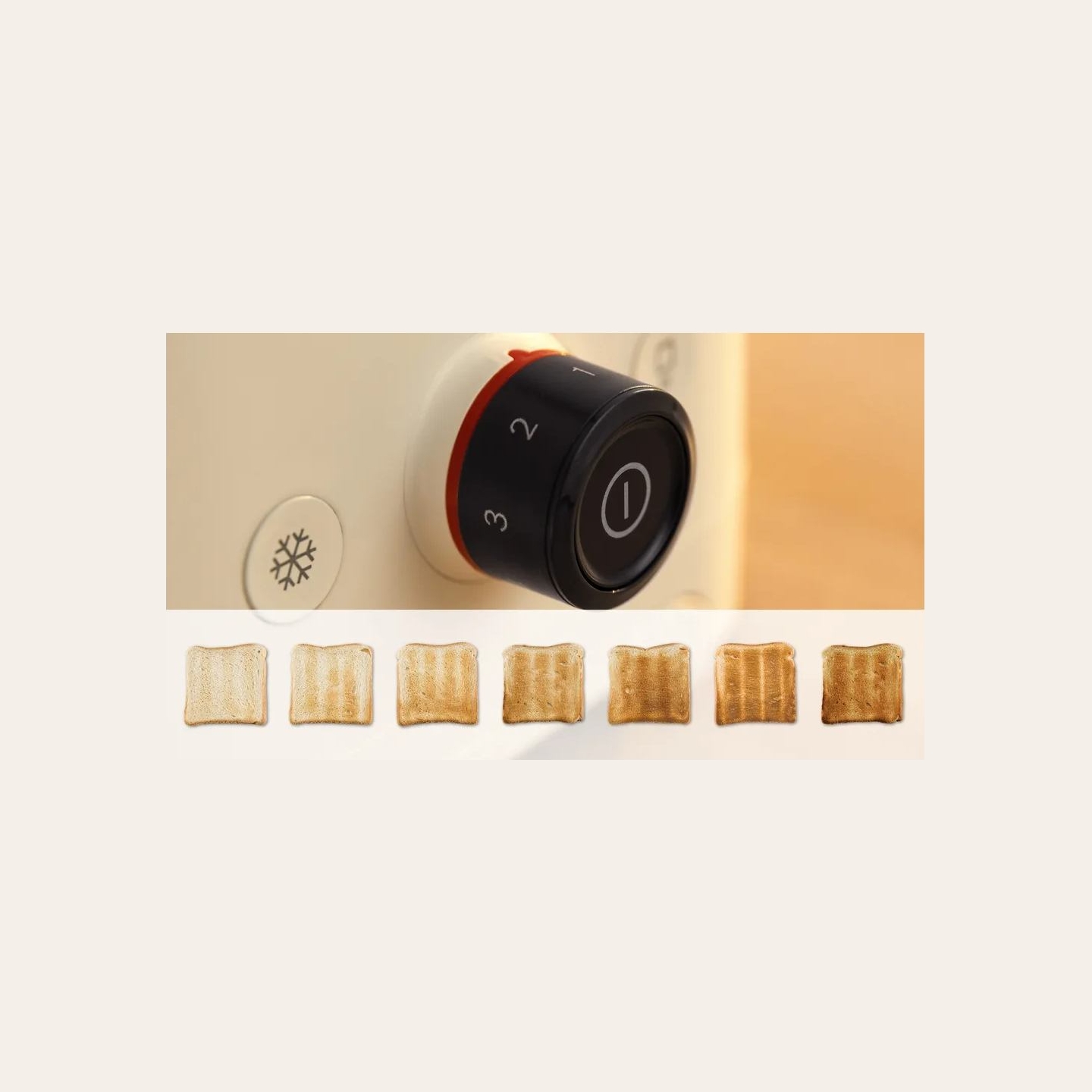 Bosch Compact Toaster | TAT3M127 MyMoment | Number of slots 2 | Housing material Plastic | Beige