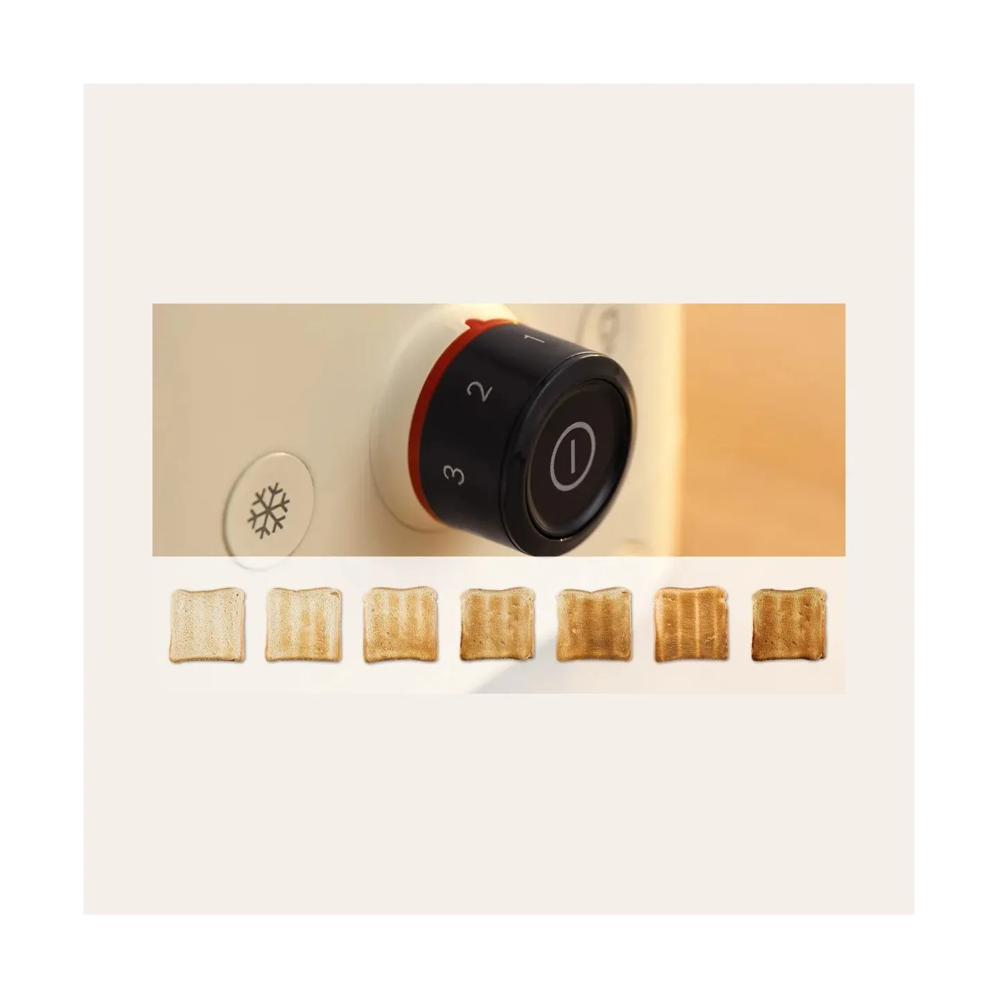 Bosch Compact Toaster | TAT3M127 MyMoment | Number of slots 2 | Housing material Plastic | Beige