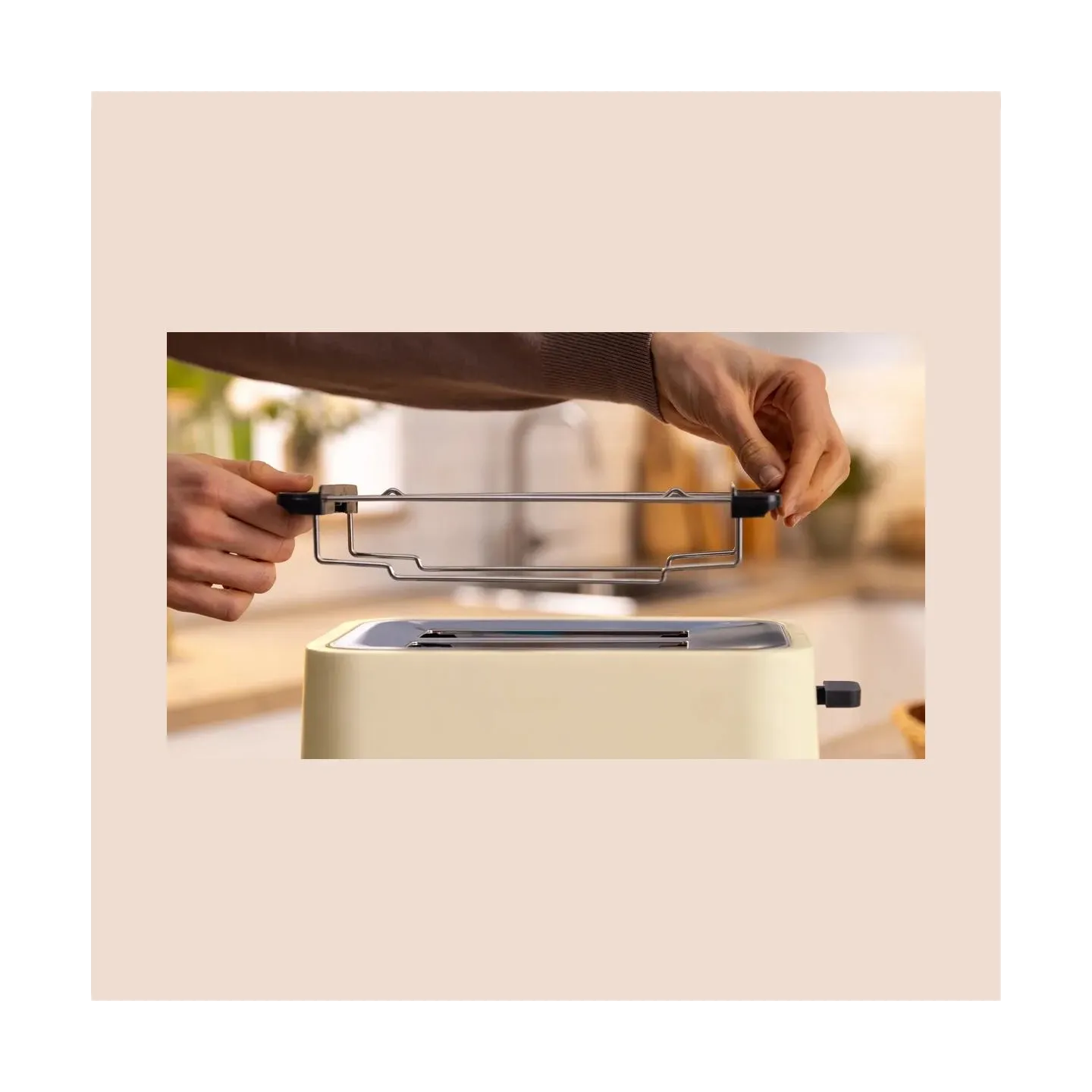 Bosch Compact Toaster | TAT3M127 MyMoment | Number of slots 2 | Housing material Plastic | Beige
