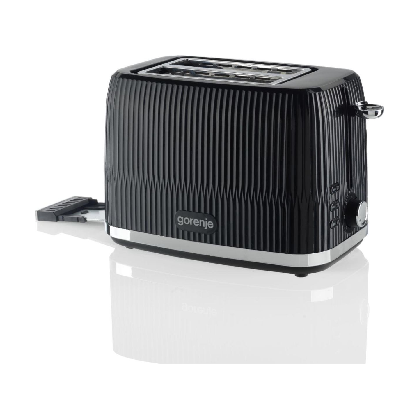 Gorenje Toaster | T850DPB | Number of slots 2 | Housing material Plastic | Black