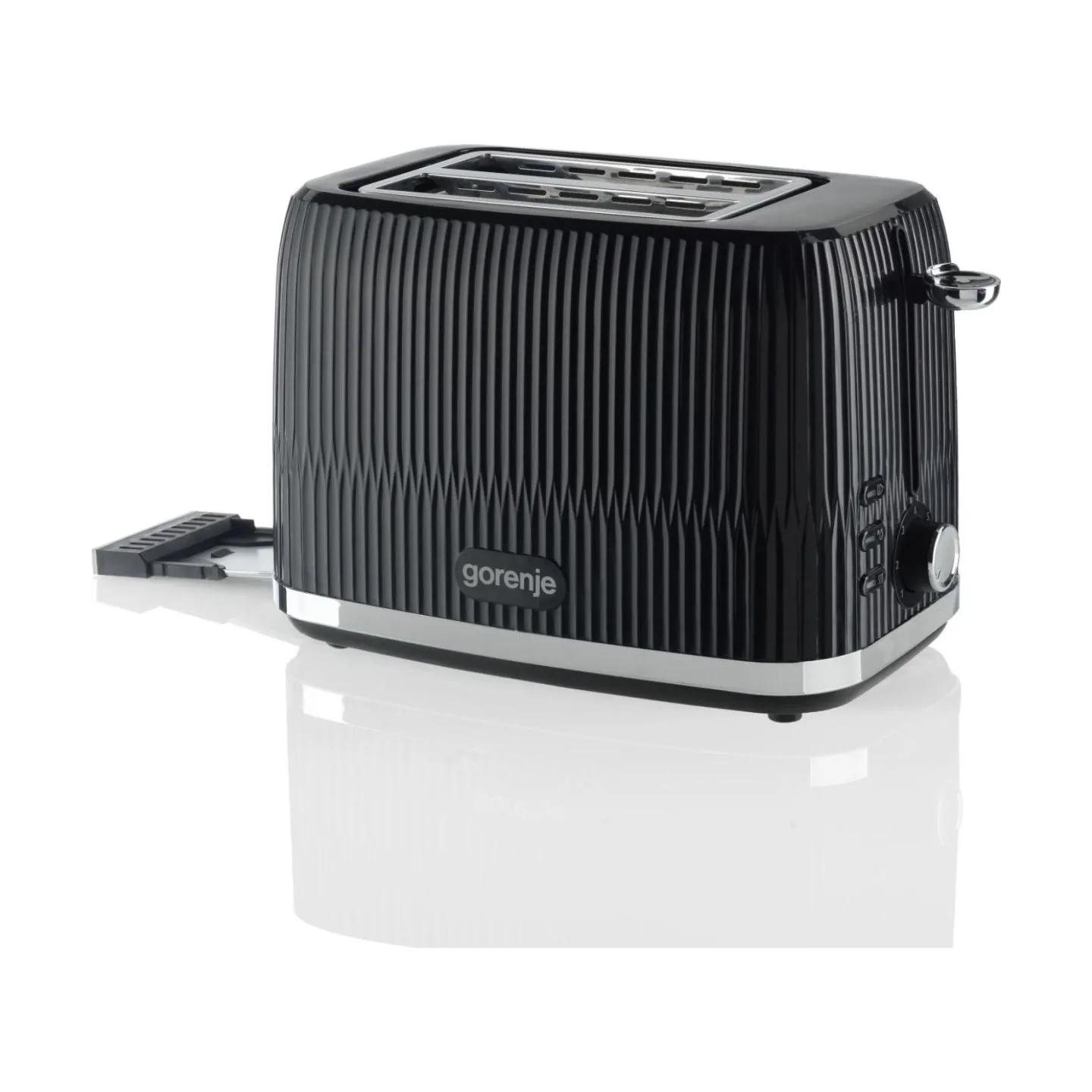 Gorenje Toaster | T850DPB | Number of slots 2 | Housing material Plastic | Black