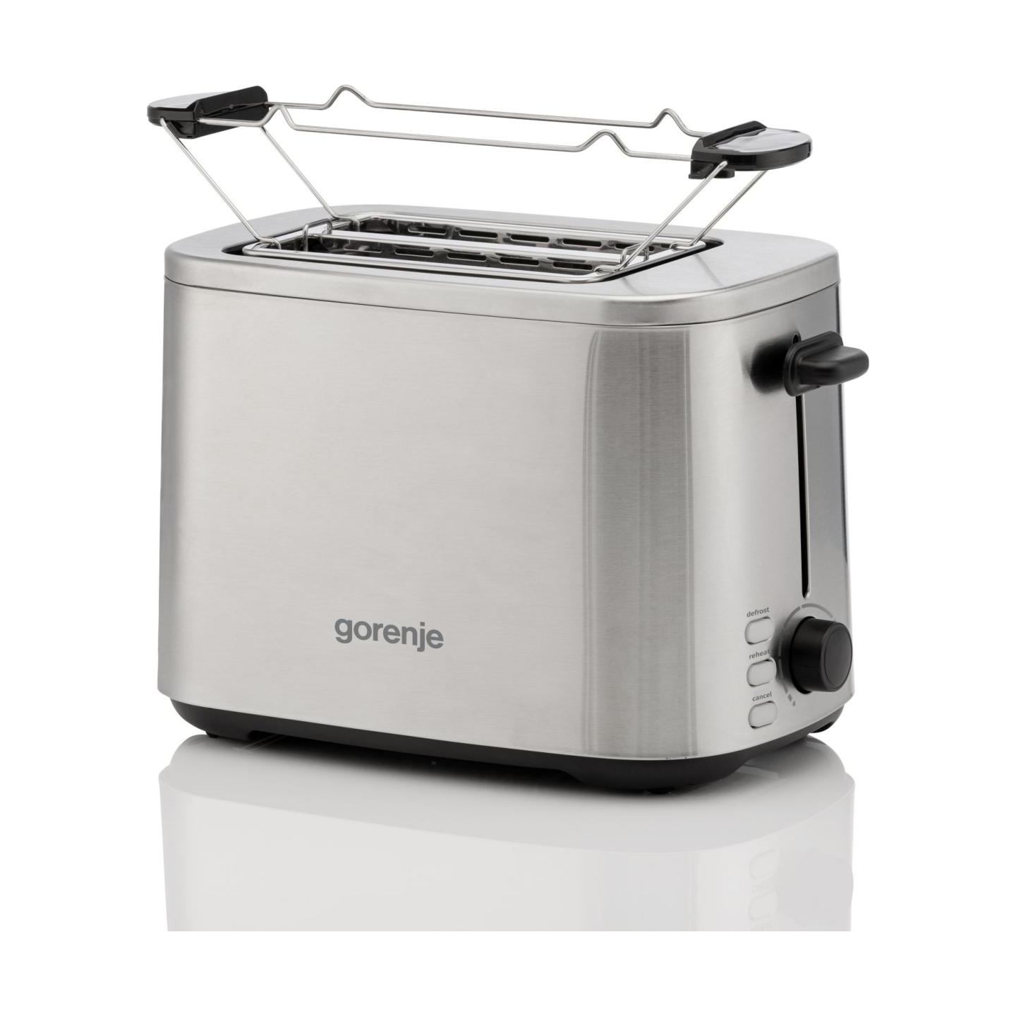 Gorenje Toaster | T800DS | Number of slots 2 | Housing material Stainless steel
