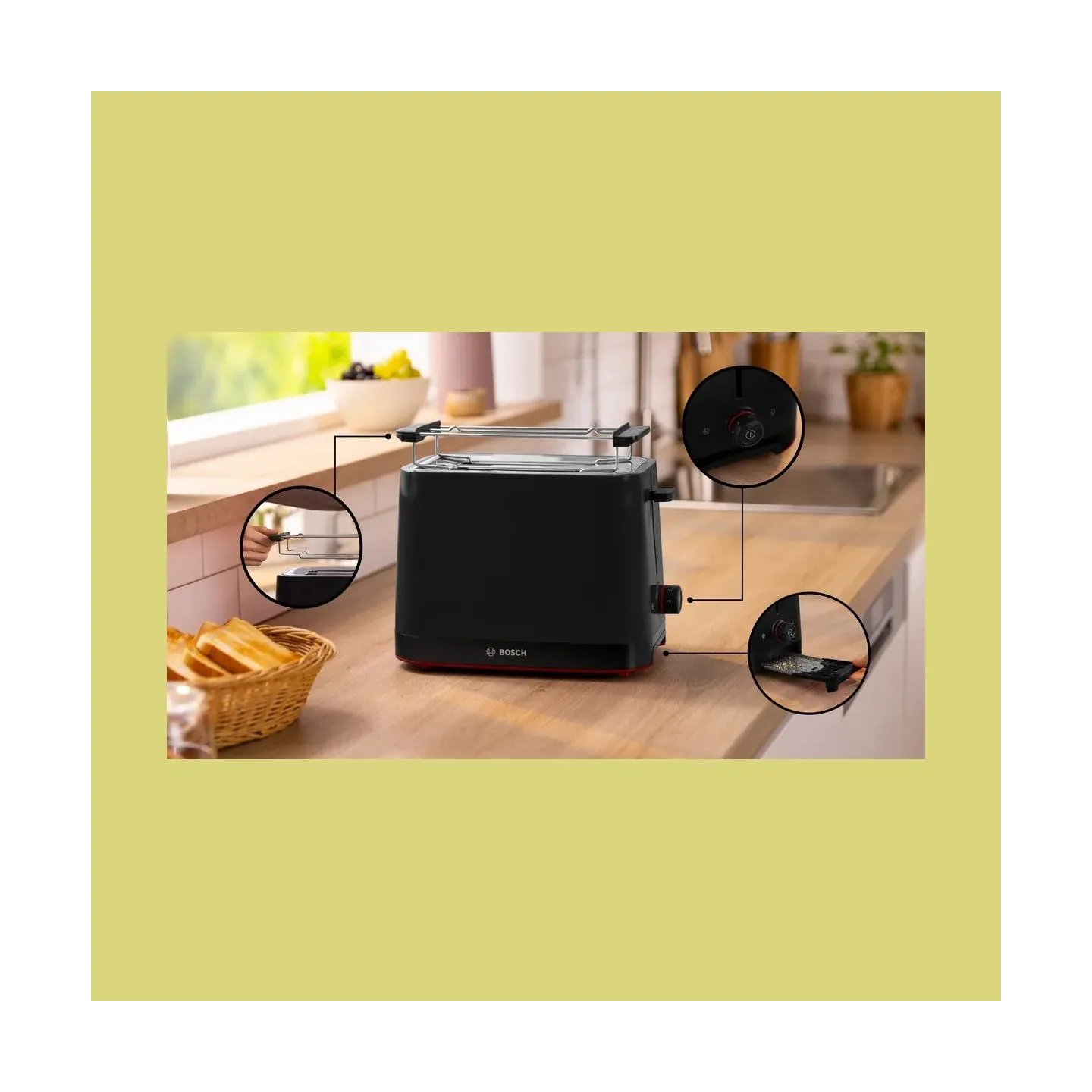 Bosch Toaster MyMoment TAT3M123 black