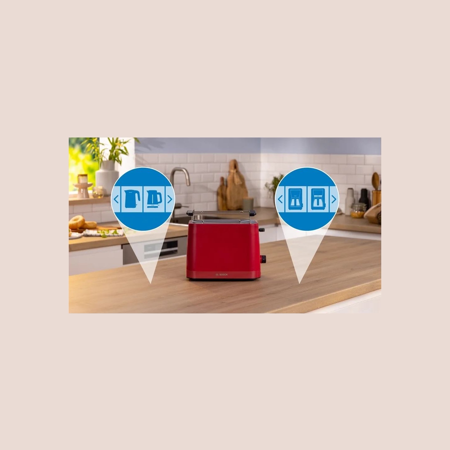 Bosch Toaster MyMoment TAT3M124 red