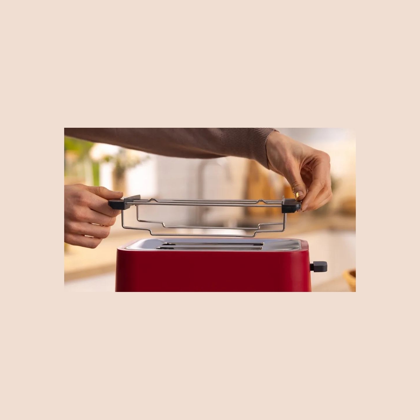 Bosch Compact Toaster | TAT3M124 MyMoment | Number of slots 2 | Housing material Plastic | Red