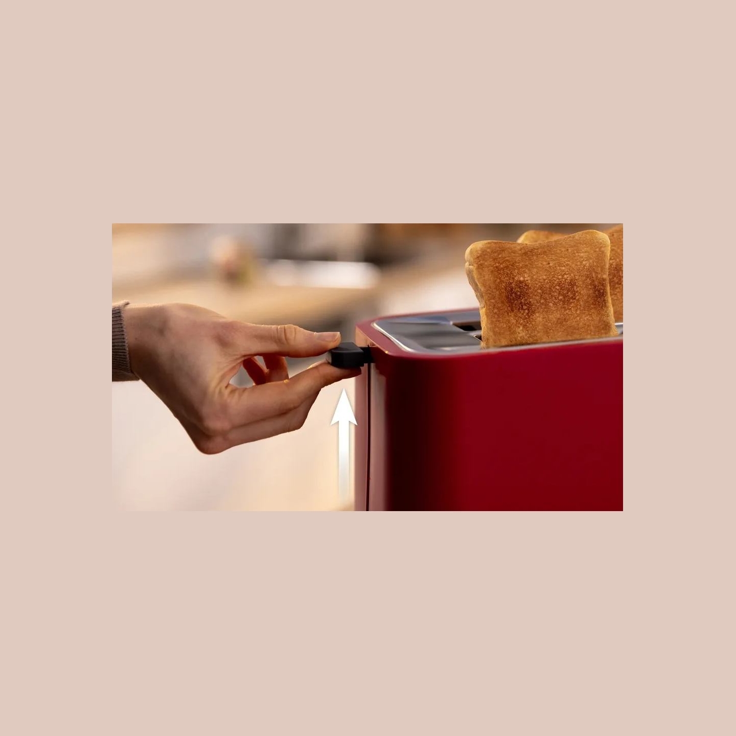 Bosch Compact Toaster | TAT3M124 MyMoment | Number of slots 2 | Housing material Plastic | Red