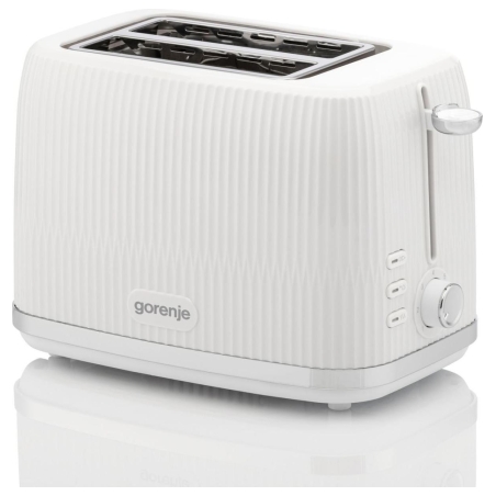 Gorenje Toaster | T850DPW | Number of slots 2 | Housing material Plastic | White