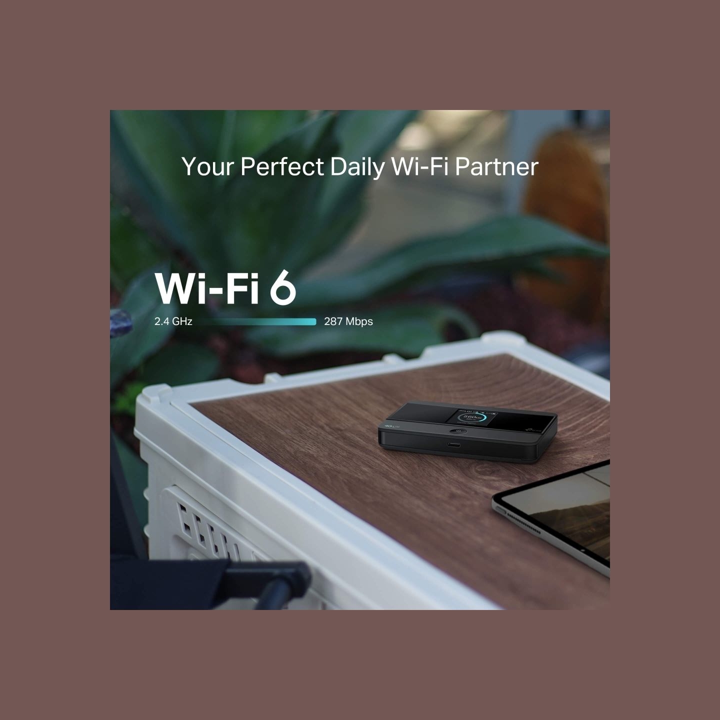 Tp-Link 4G LTE Mobile Wi-Fi | M7352 | 802.11ax | MU-MiMO No | no PoE | Antenna type Internal