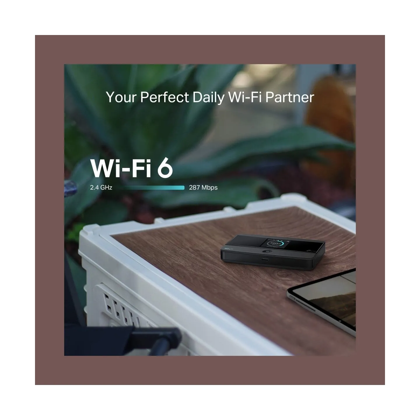 Tp-Link 4G LTE Mobile Wi-Fi | M7352 | 802.11ax | MU-MiMO No | no PoE | Antenna type Internal