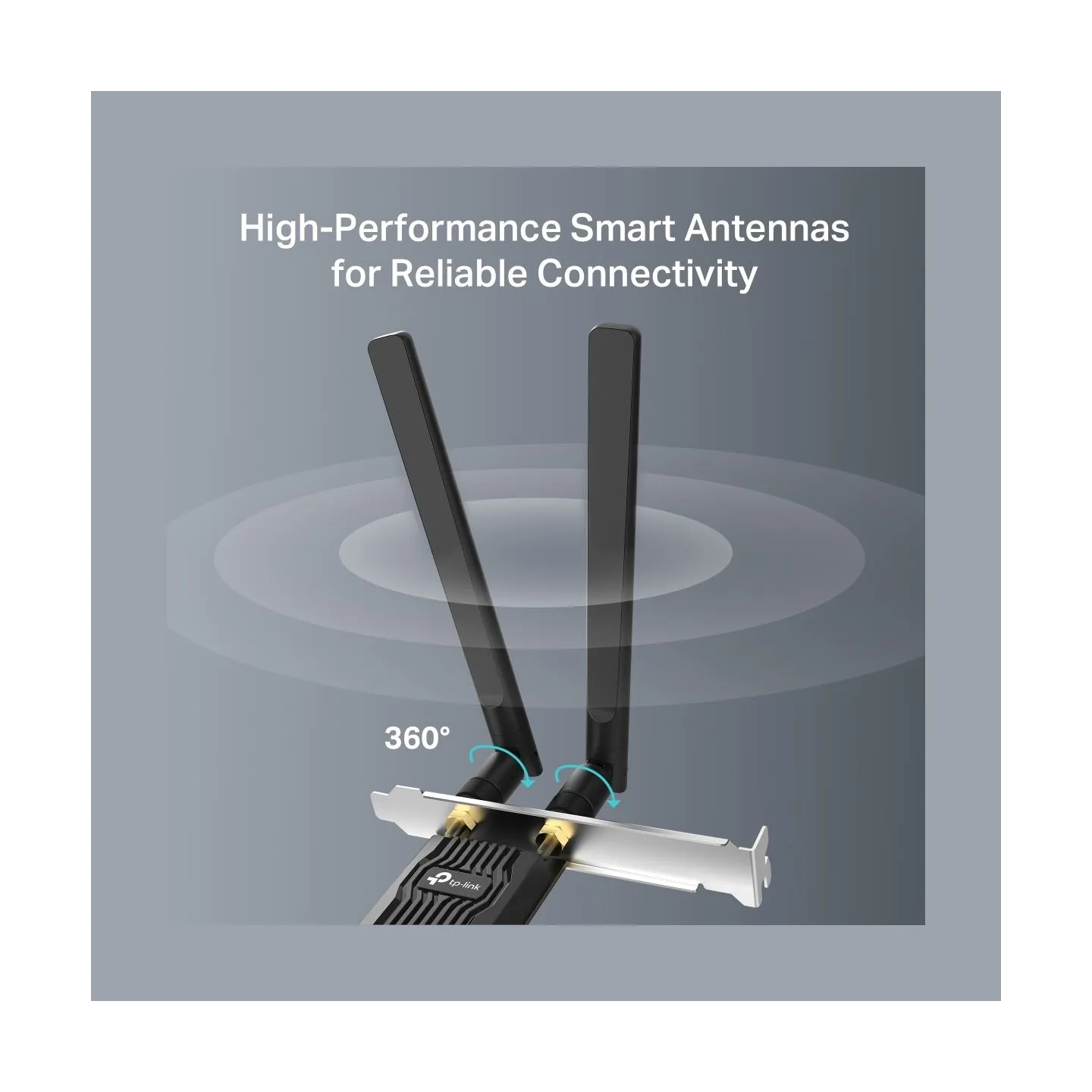 Tp-Link AX900 Wi-Fi 6 Bluetooth PCIe Adapter | Archer TX10E | 802.11ax | MU-MiMO Yes | no PoE | Antenna type Two High Gain Dual-