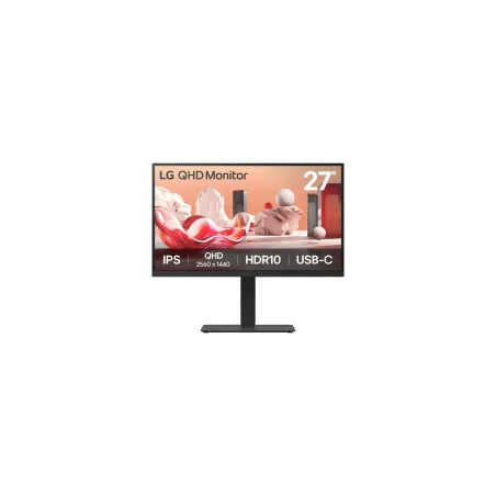 LG | 27BA75QB-B | 27 " | IPS | 16:9 | 100 Hz | 5 ms | 2560 x 1440 pixels | 280 cd/m² | HDMI ports quantity 1 | Black