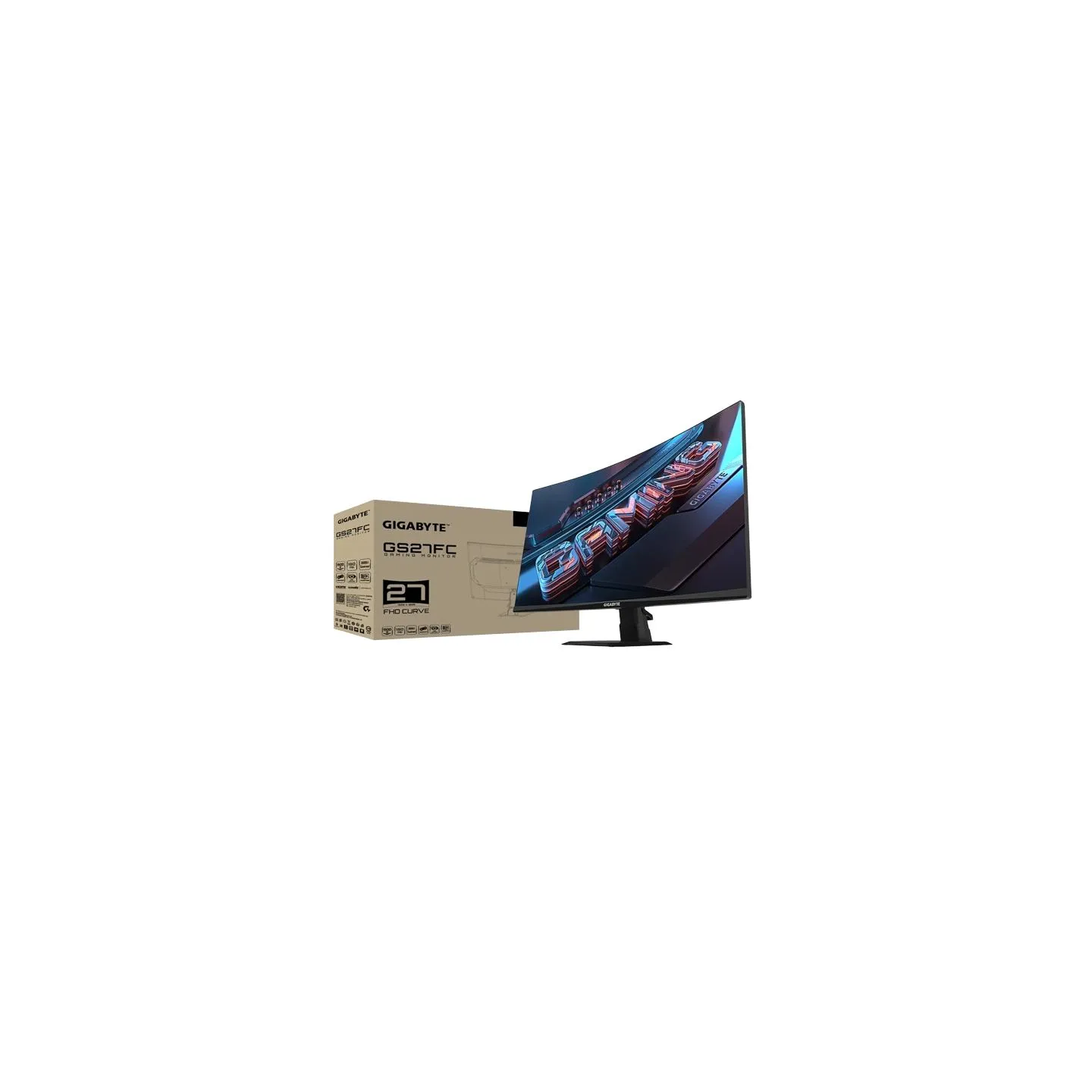 Gigabyte | Gaming Monitor | GS27FC EK1 | 27 " | VA | FHD | 16:9 | 180 Hz | 1 ms | 1920 x 1080 | 250 cd/m² | HDMI ports quantity 
