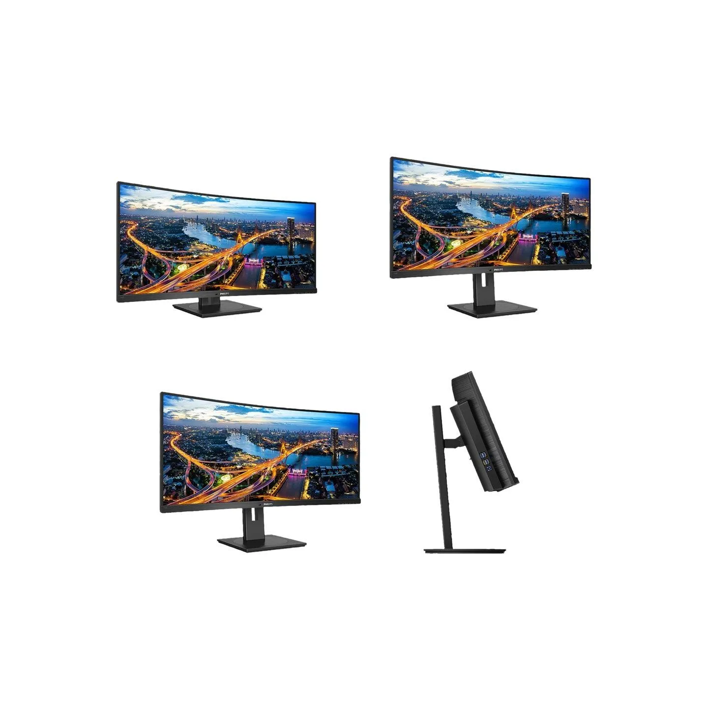 Philips | B Line | 346B1C/00 | 34 " | VA | WQHD | 21:9 | 100 Hz | 5 ms | 3440 x 1440 | 300 cd/m² | HDMI ports quantity 1 | Black
