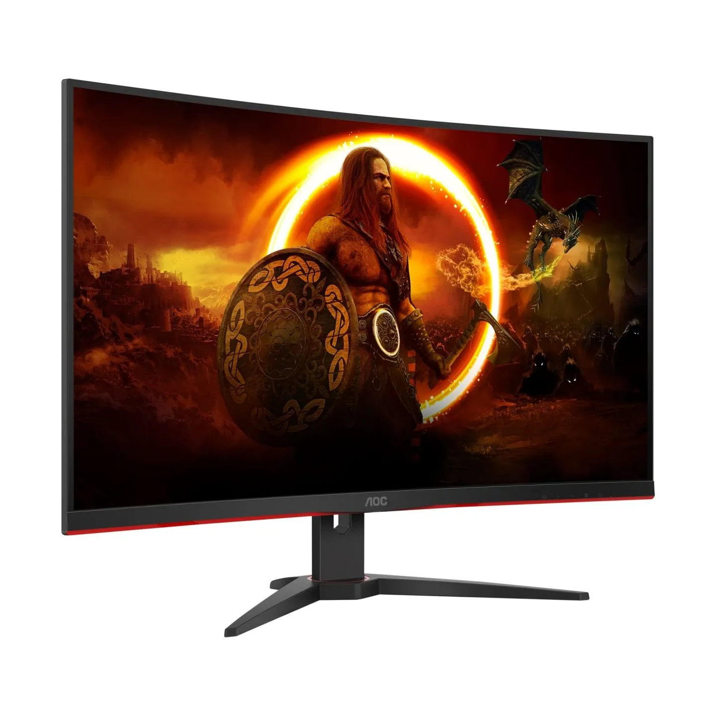 AOC Monitor C32G2ZE/BK 31.5 inch ;VA Curved 240Hz HDMIx2 DP