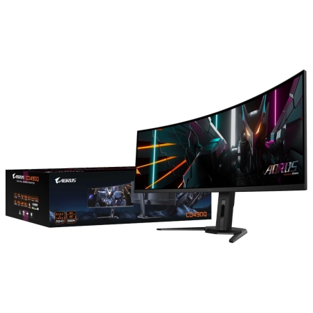 Gigabyte | CO49DQ | 49 " | OLED | DQHD | 32:9 | 144 Hz | 3 ms | 5120 x 1440 pixels | 250 cd/m² | HDMI ports quantity 	 2 x HDMI 