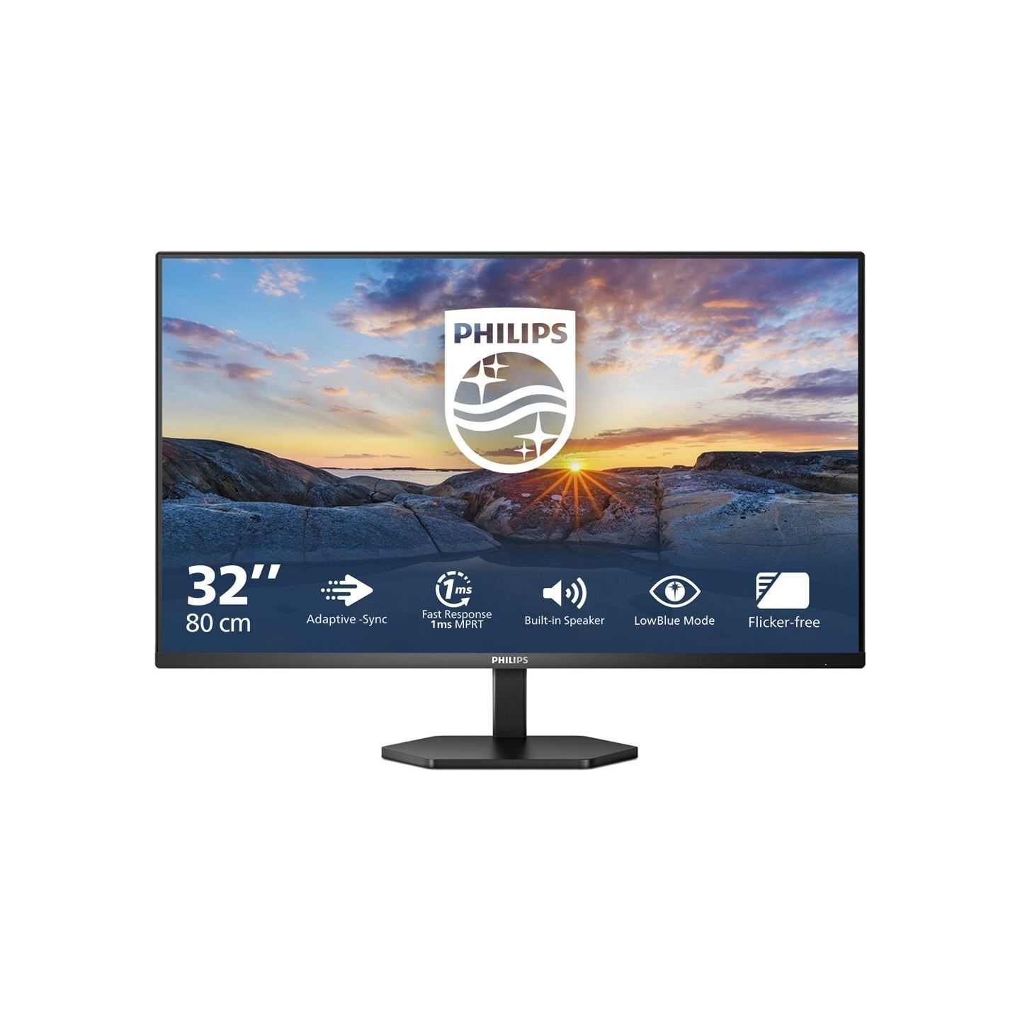 Philips | 32E1N3100LA/00 | 32 " | VA | 16:9 | 75 Hz | 4 ms | 1920 x 1080 pixels | 300 cd/m² | HDMI ports quantity 1 | Black