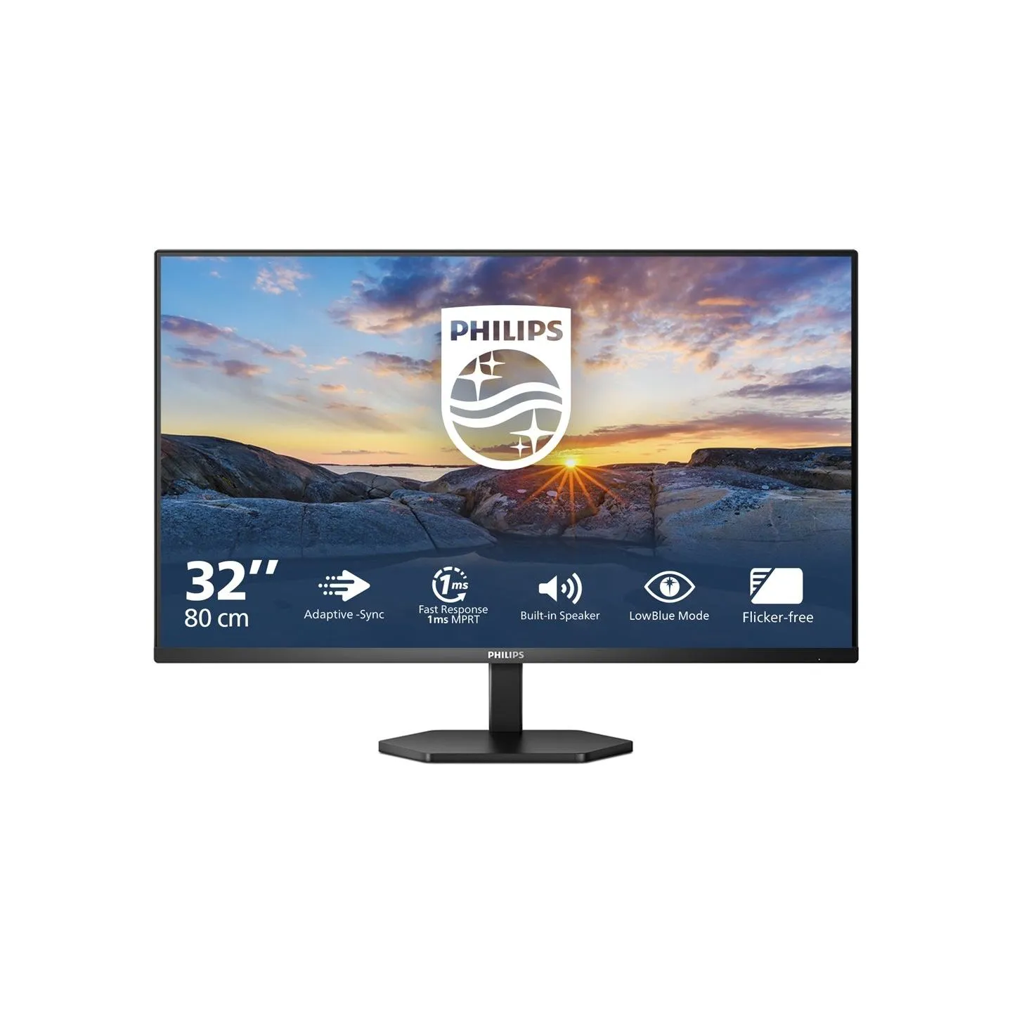 Philips | 32E1N3100LA/00 | 32 " | VA | 16:9 | 75 Hz | 4 ms | 1920 x 1080 pixels | 300 cd/m² | HDMI ports quantity 1 | Black