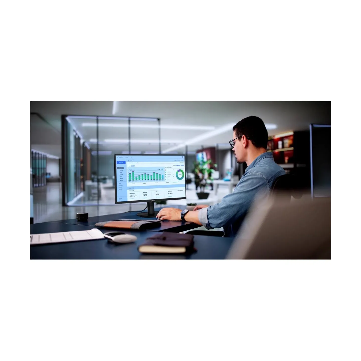 Philips Monitor 27B2N3500J 27 inches IPS 120Hz HDMIx2 DP Pivot Speakers