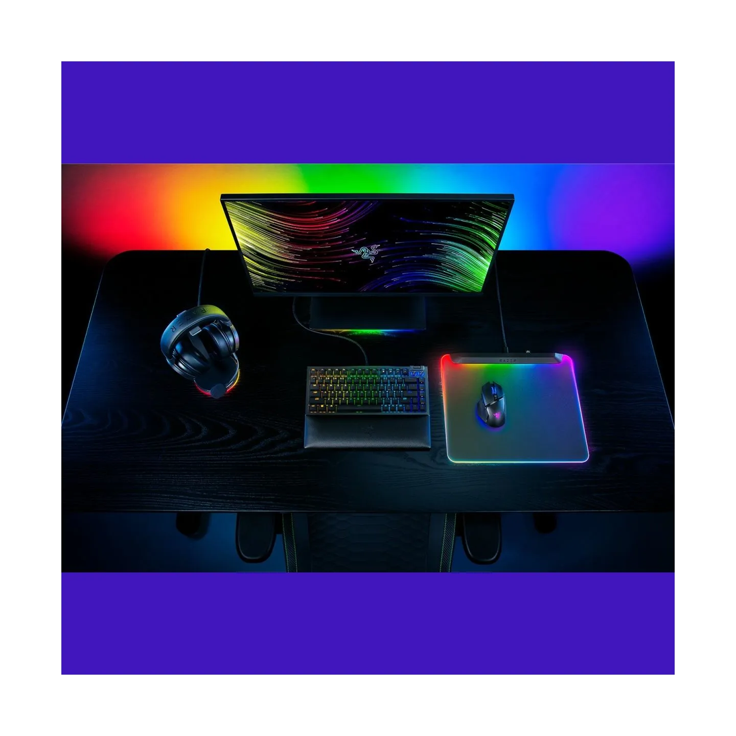 Razer Gaming Mouse Mat | Firefly V2 Pro | Black