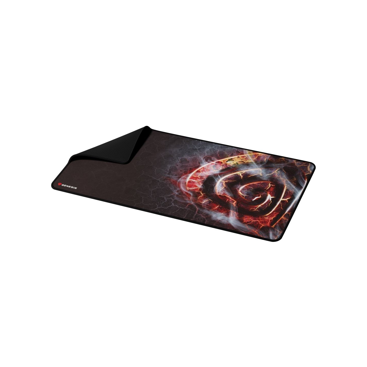 Genesis | Mouse Pad | Fabric, Rubber | Carbon 500 MAXI LAVA G2 Edition | Multicolor
