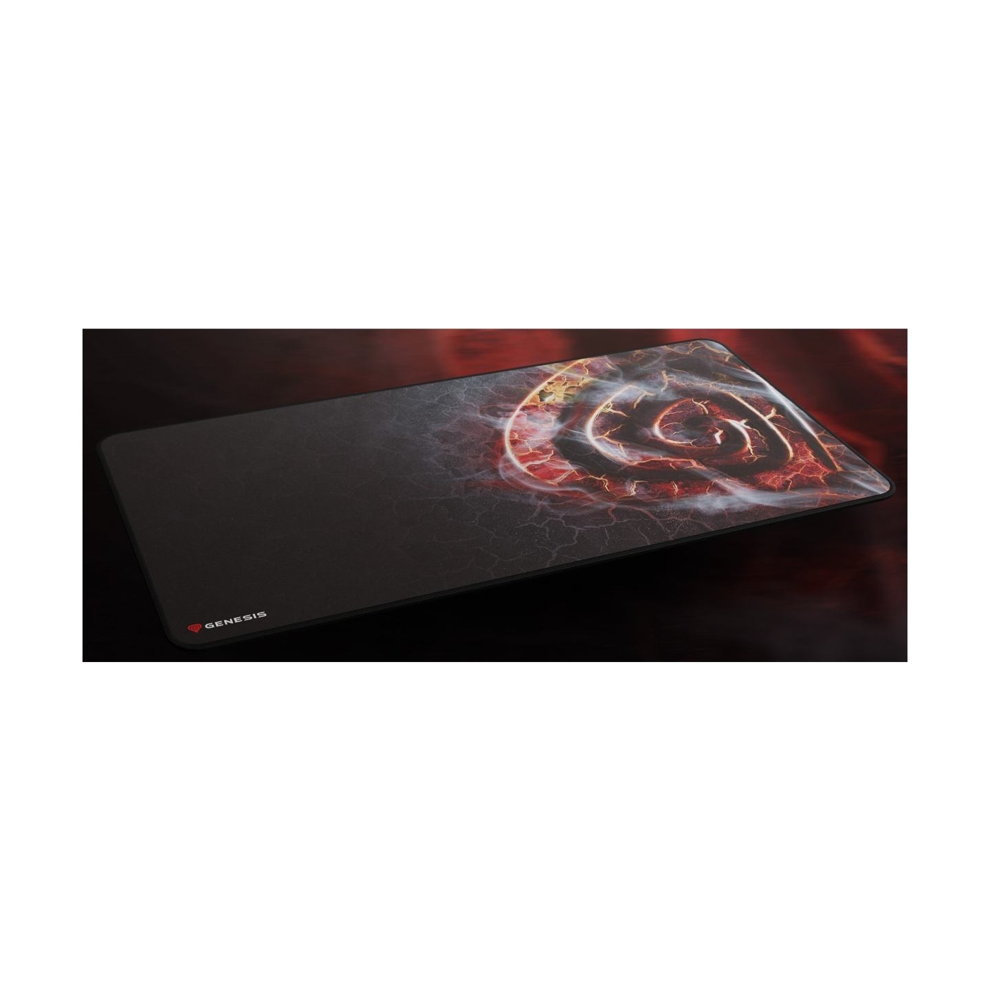 Genesis | Mouse Pad | Fabric, Rubber | Carbon 500 MAXI LAVA G2 Edition | Multicolor