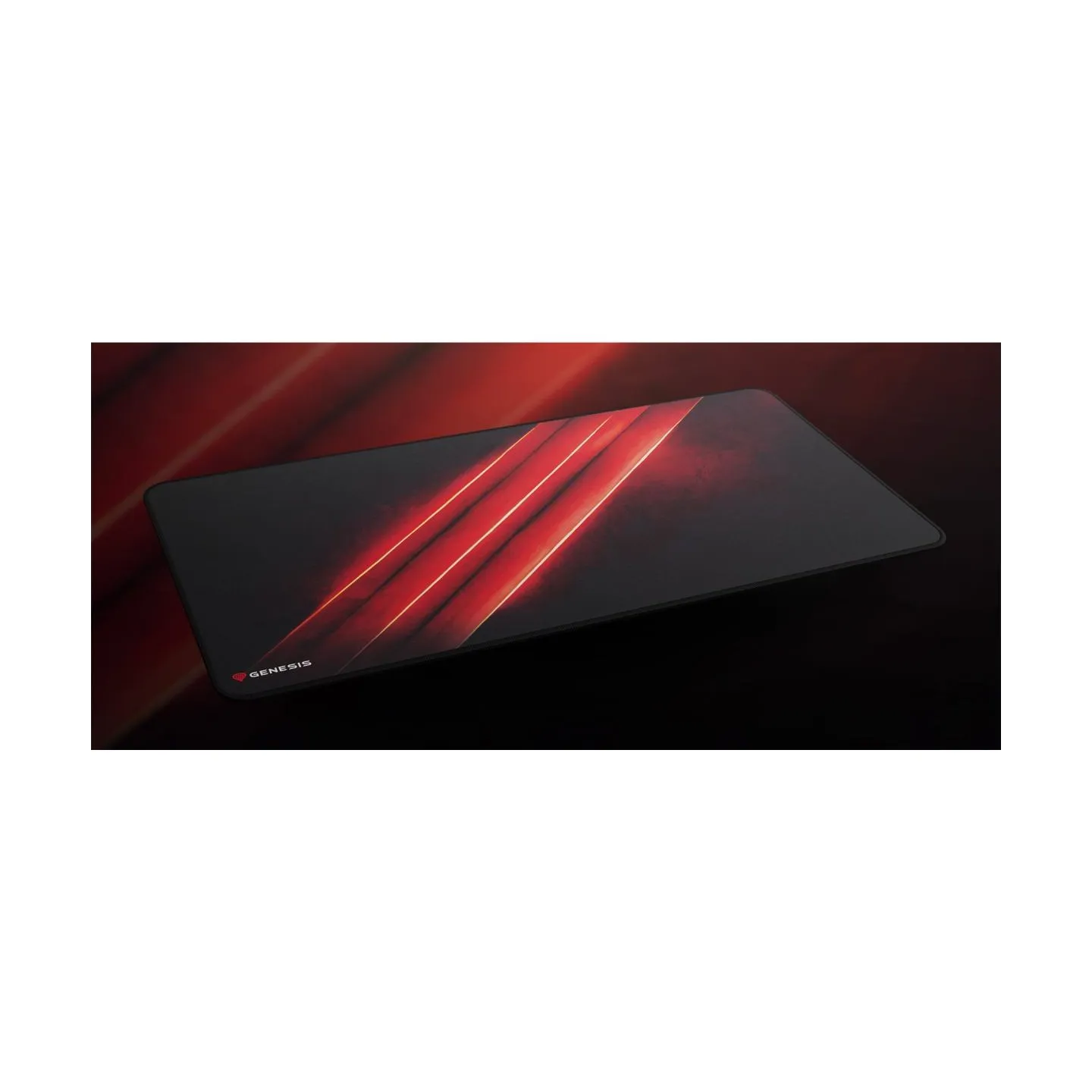 Genesis | Mouse Pad | Fabric, Rubber | Carbon 500 MAXI FLASH G2 Edition | Multicolor