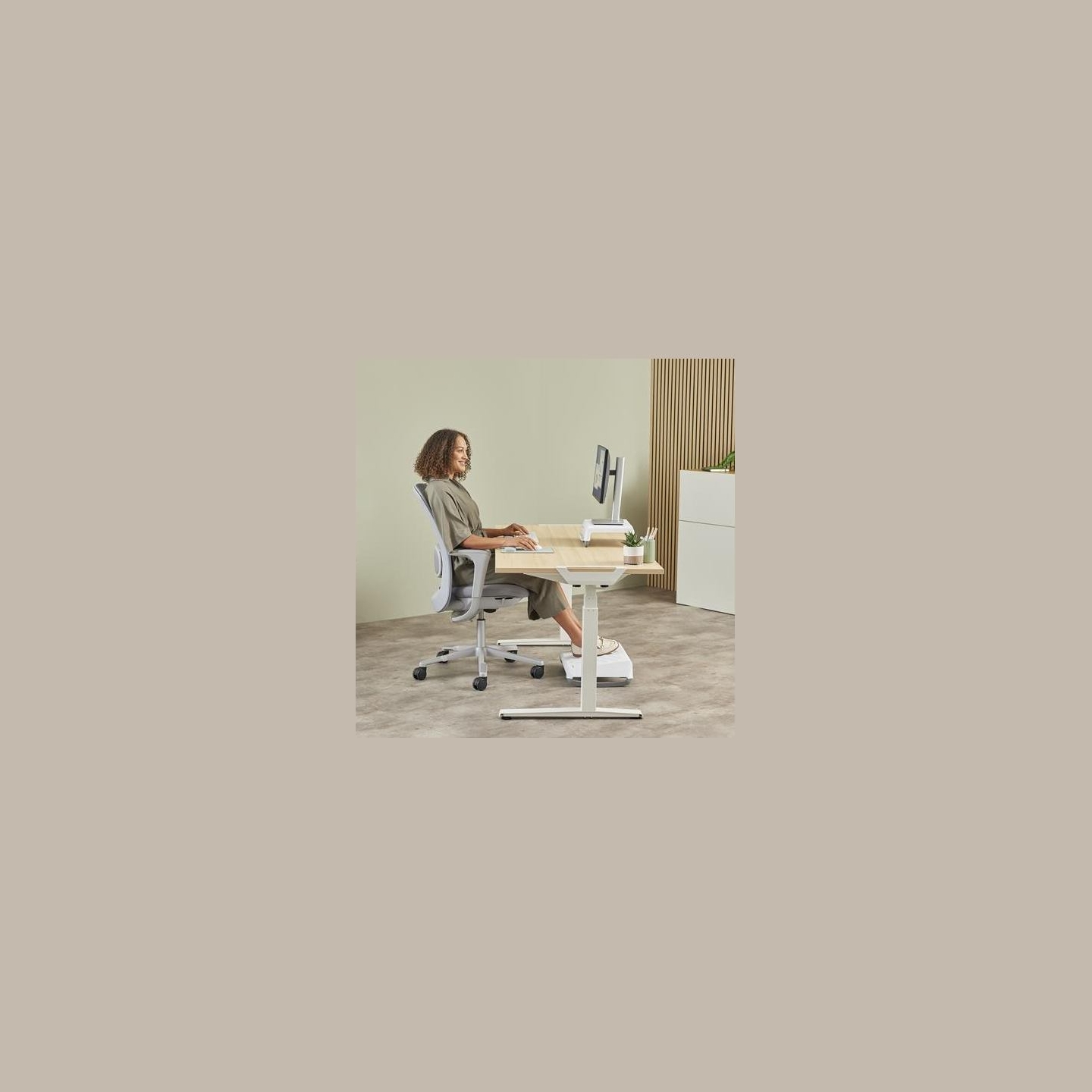Fellowes | Breyta Palm Wrist Rest | Sage