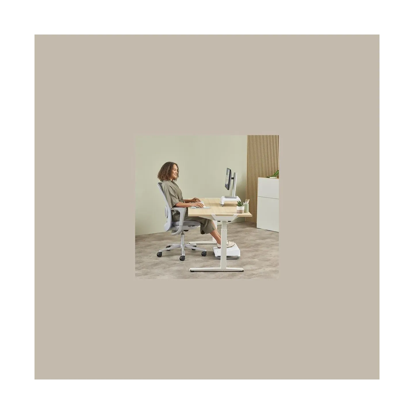 Fellowes | Breyta Palm Wrist Rest | Sage
