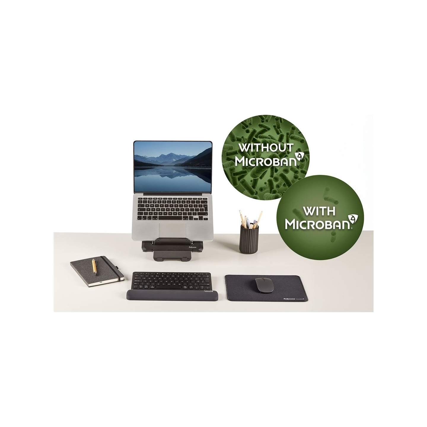 Fellowes | Breyta Compact Keyboard (TKL) Wrist Rest | Black