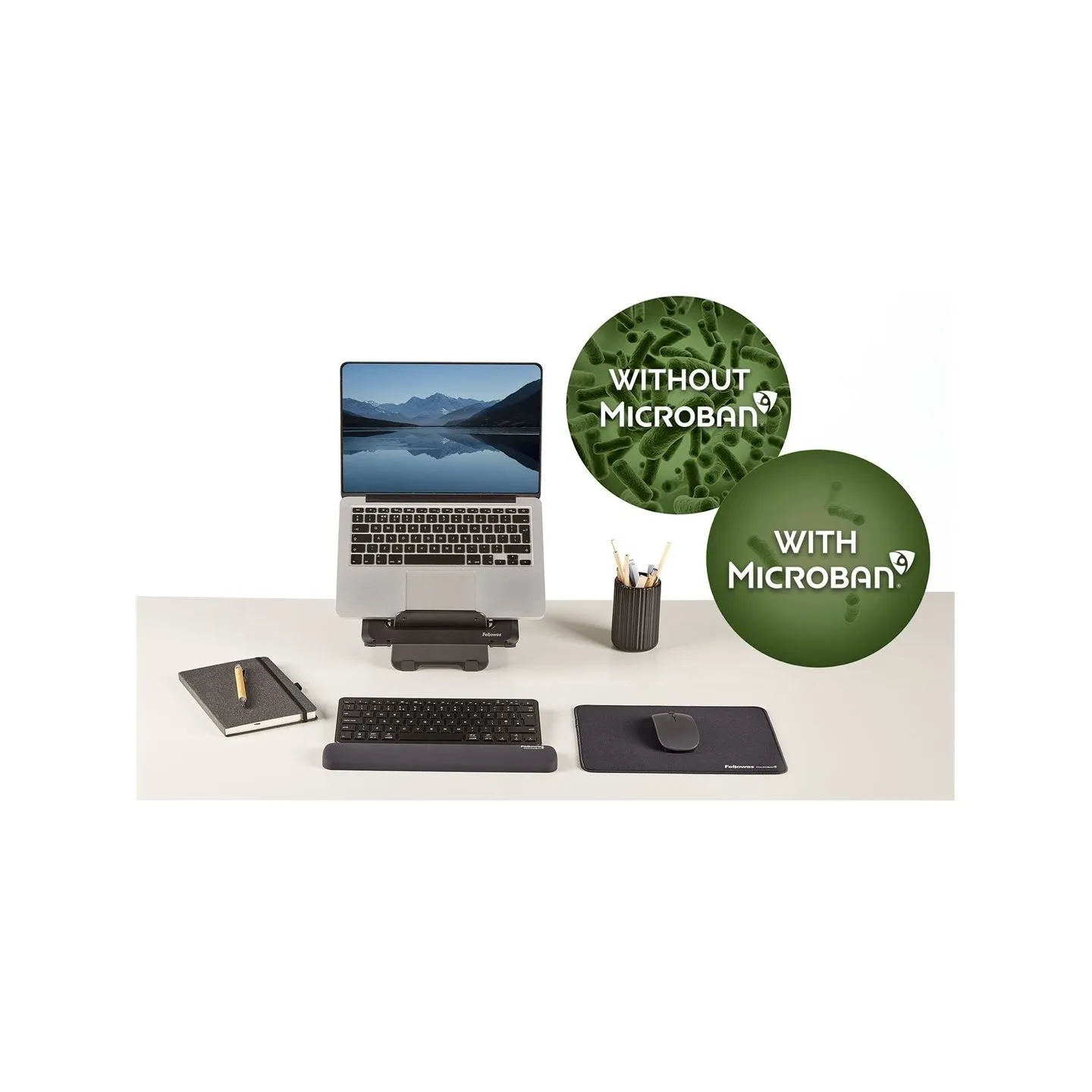 Fellowes | Breyta Compact Keyboard (TKL) Wrist Rest | Black