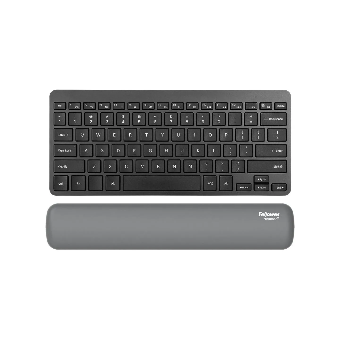 Fellowes | Breyta Compact Keyboard (TKL) Wrist Rest | Grey