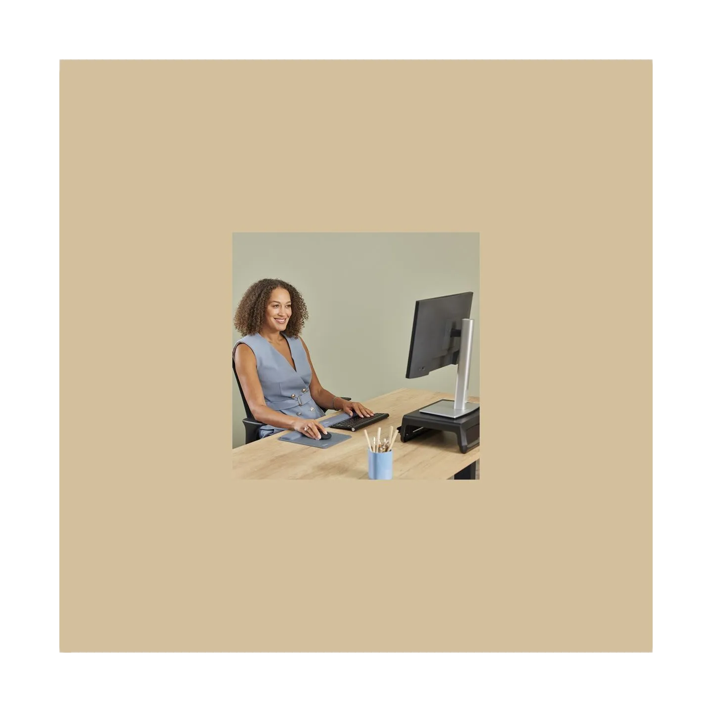 Fellowes | Breyta Compact Keyboard (TKL) Wrist Rest | Marine
