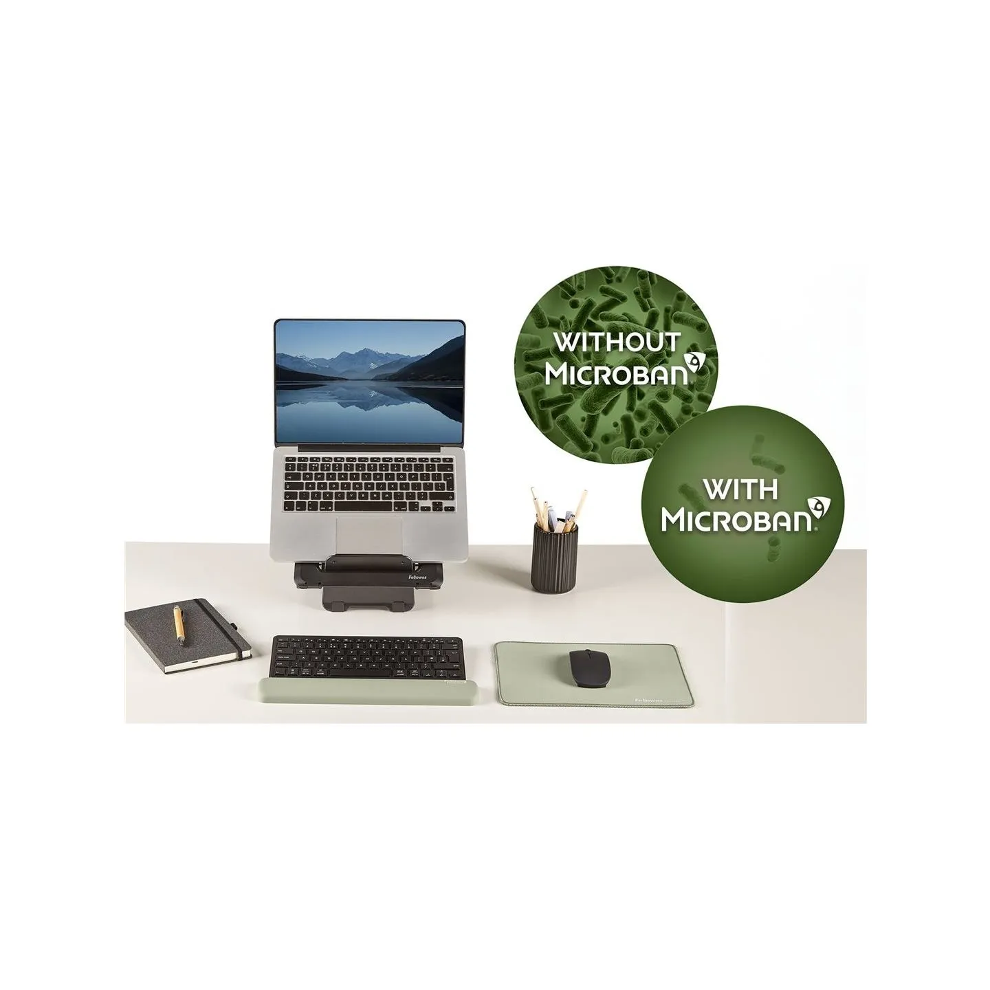 Fellowes | Breyta Compact Keyboard (TKL) Wrist Rest | Sage