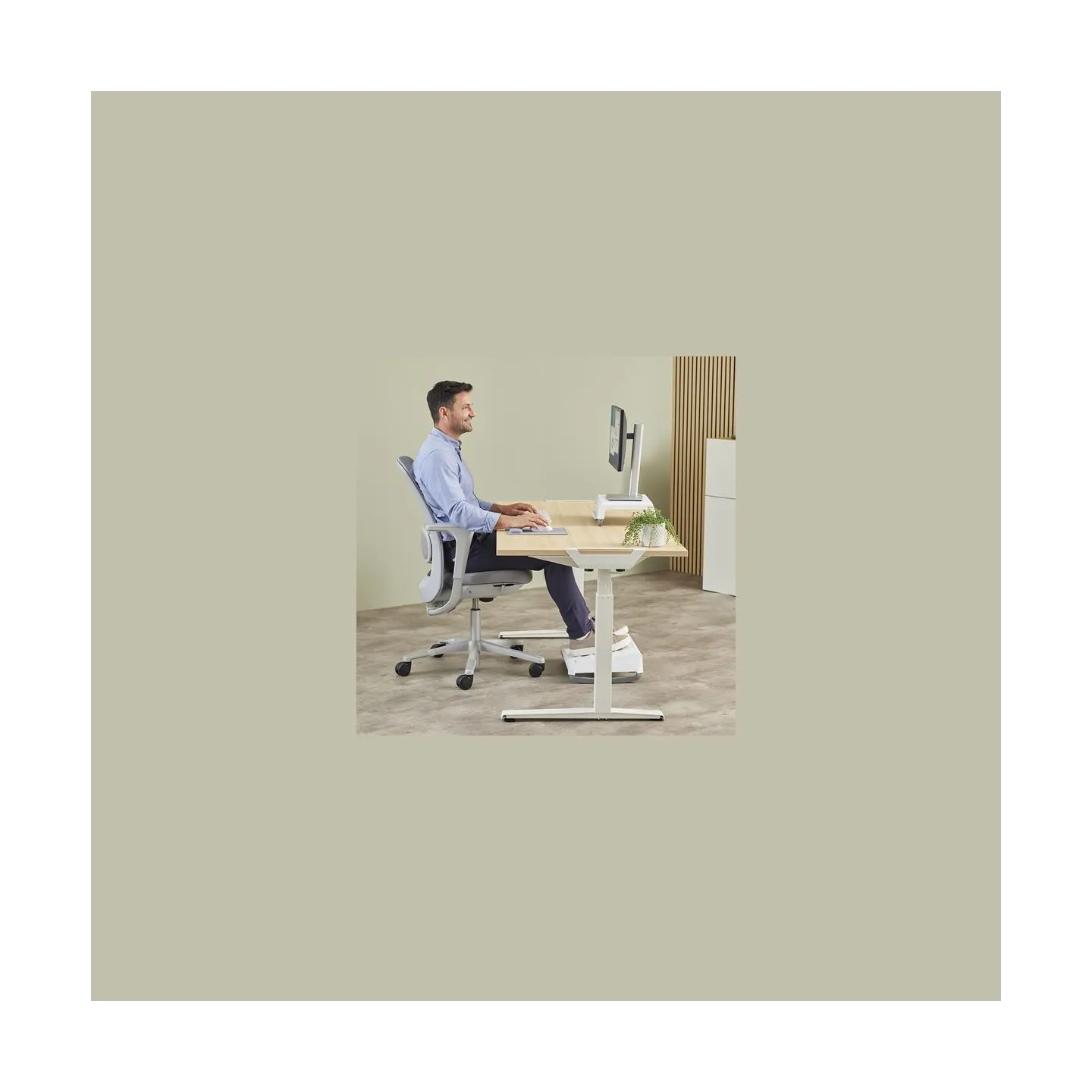 Fellowes KEYBOARD ACC WRIST RESTS/GREY 100142576 FELLOWES