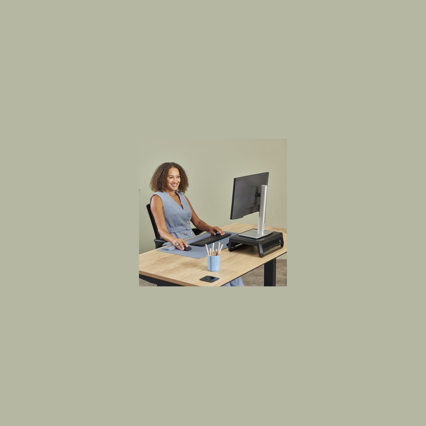 Fellowes | Breyta Keyboard Wrist Rest | Marine