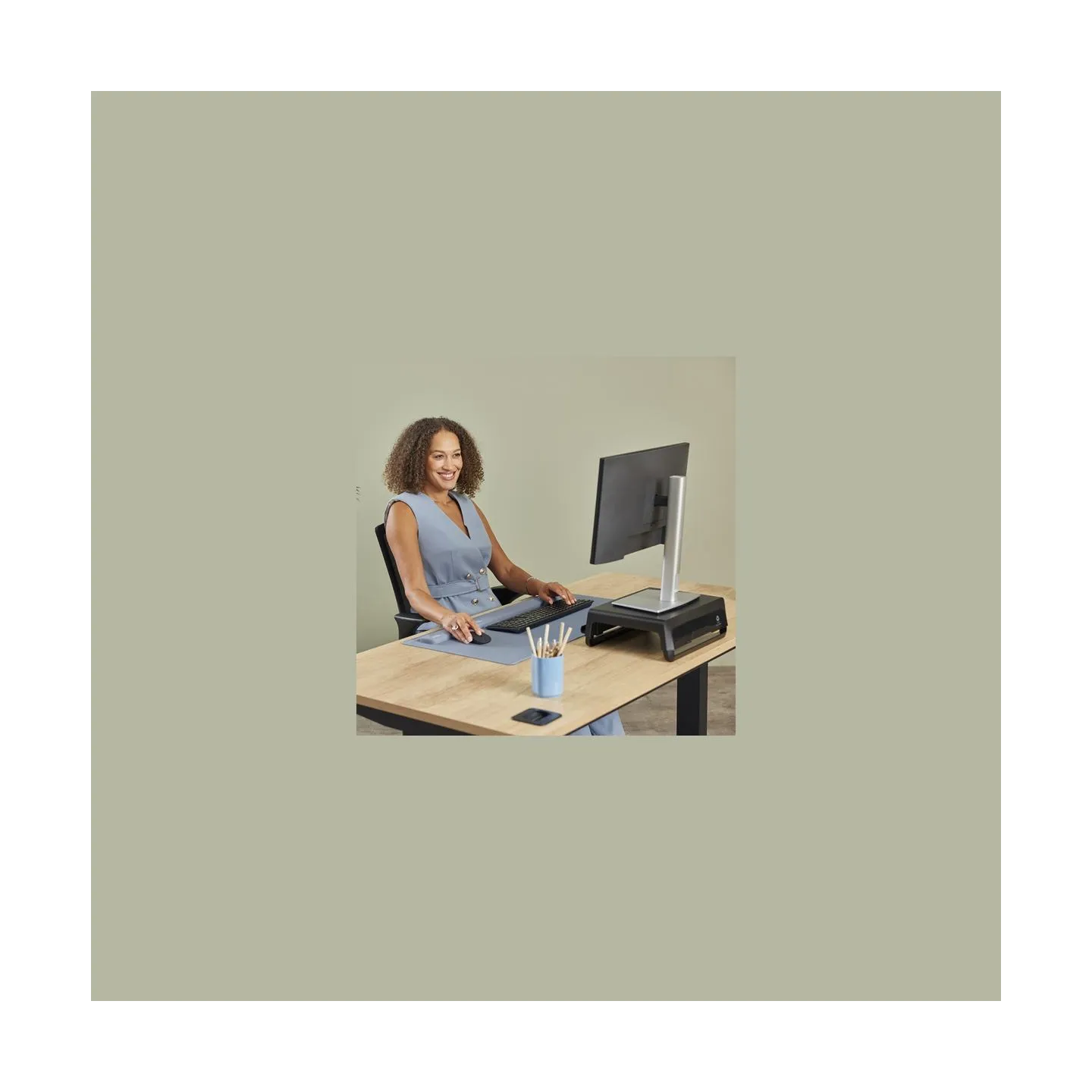 Fellowes KEYBOARD ACC WRIST RESTS/MARINE 100142577 FELLOWES