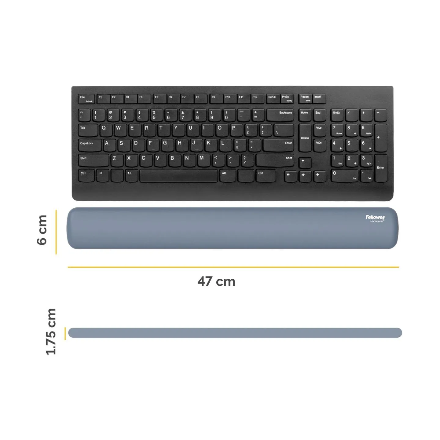 Fellowes KEYBOARD ACC WRIST RESTS/MARINE 100142577 FELLOWES