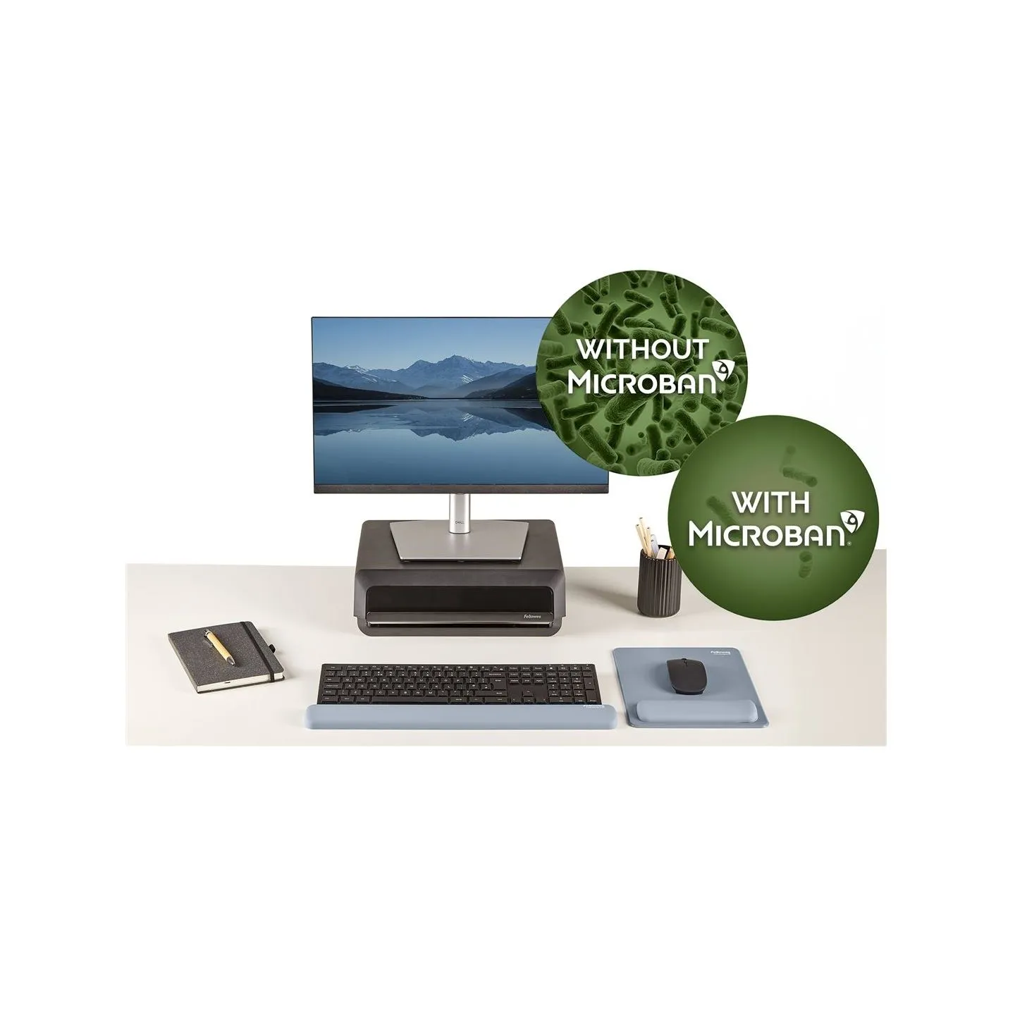 Fellowes KEYBOARD ACC WRIST RESTS/MARINE 100142577 FELLOWES