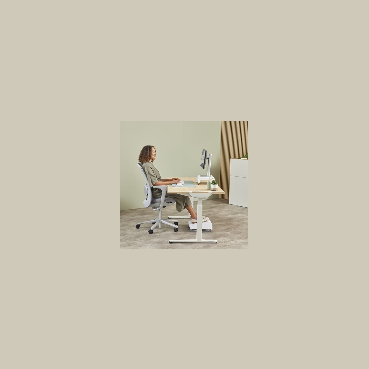 Fellowes | Breyta Keyboard Wrist Rest | Sage