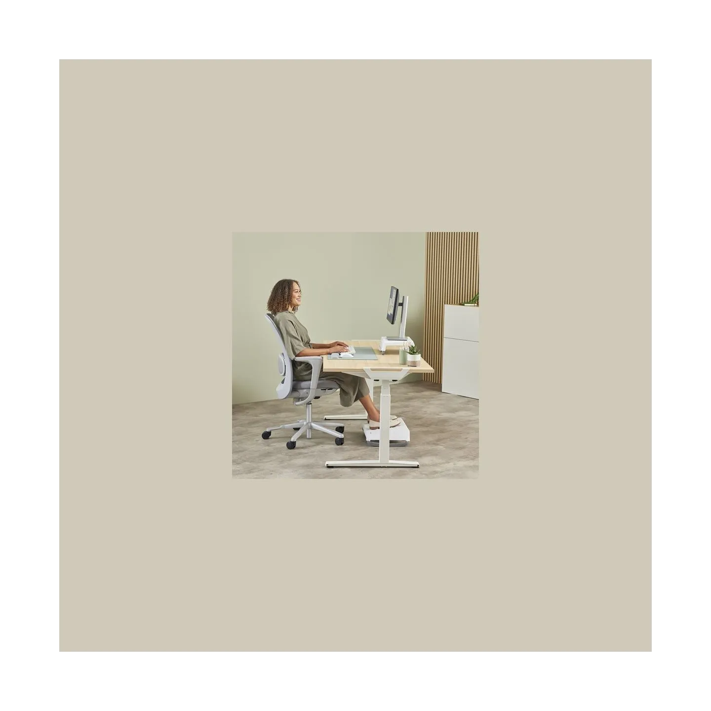 Fellowes KEYBOARD ACC WRIST RESTS/SAGE 100142578 FELLOWES