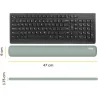 Fellowes KEYBOARD ACC WRIST RESTS/SAGE 100142578 FELLOWES