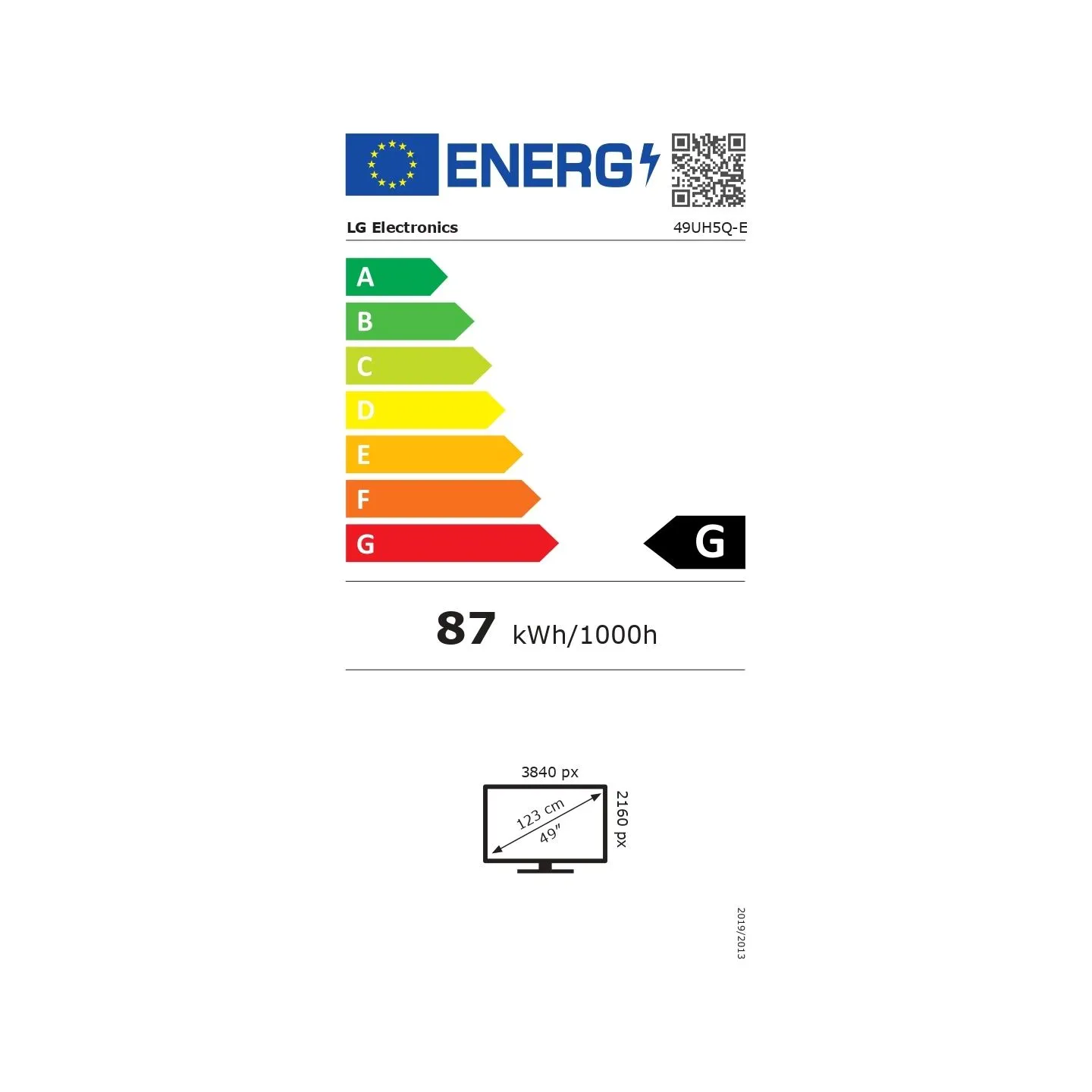 LG 49UH5Q-E | 49 " | 500 cd/m² | Landscape | 24/7 | webOS | Wi-Fi