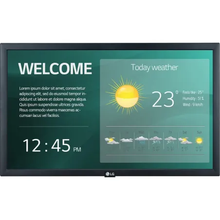 LG 22SM3G-B 21.5“ 1920x1080/250cd/m2/14ms/ HDMI USB | LG | 22SM3G | 21.5 " | Landscape | 16/7 | WebOS | 250 cd/m² | 14 ms | 178 