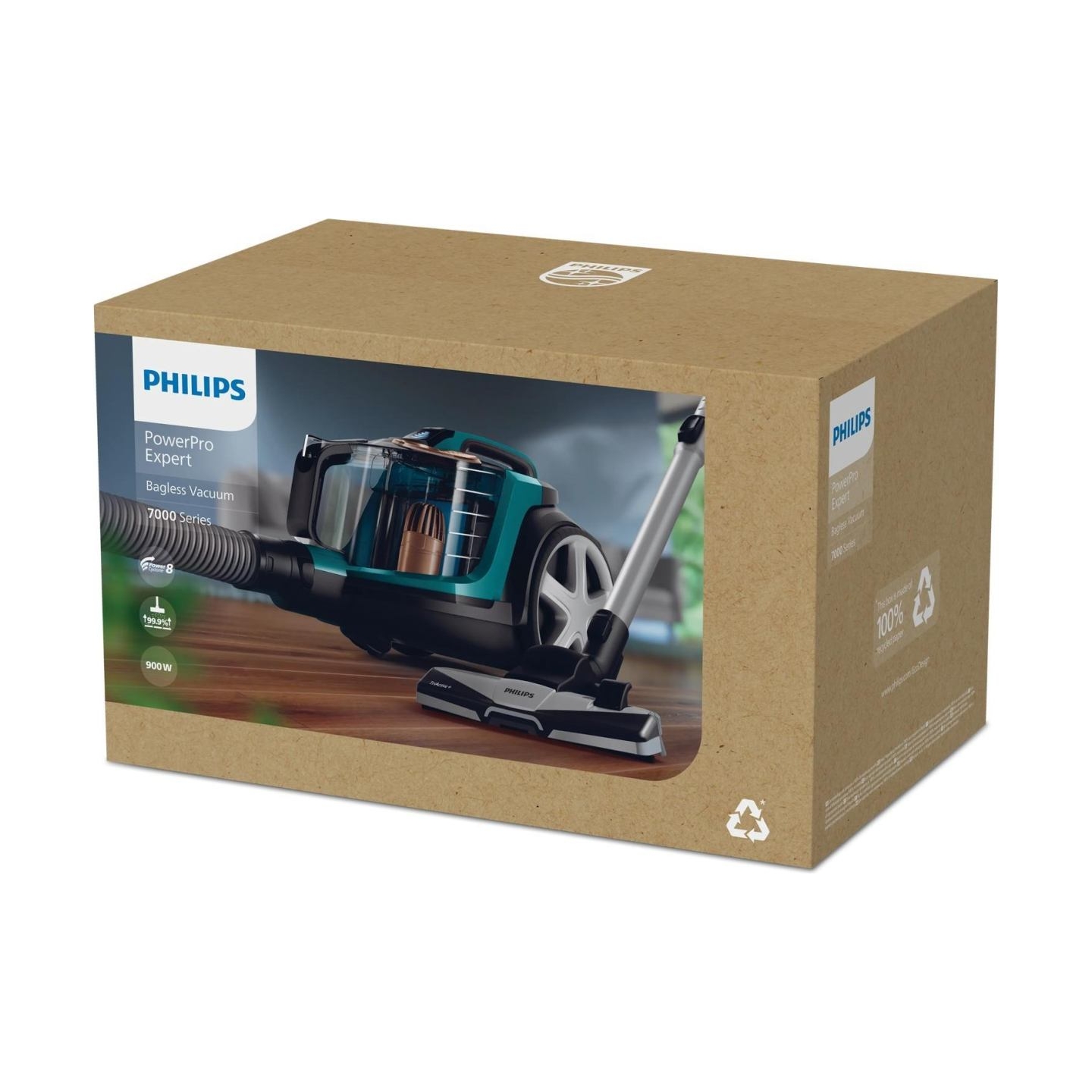 Philips PowerPro Expert Bagless vacuum cleaner FC9744/09 Allergy filter 2L Mini Turbo Brush / FC9744/09